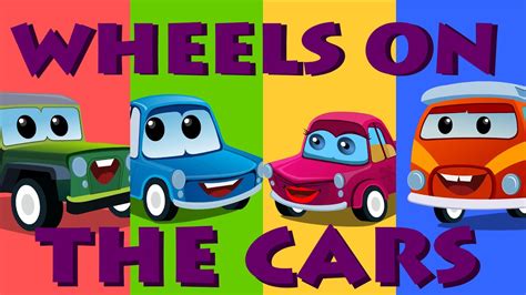 The Wheels On Car Rhymes | Kids Song | Learning Video For Kids - YouTube
