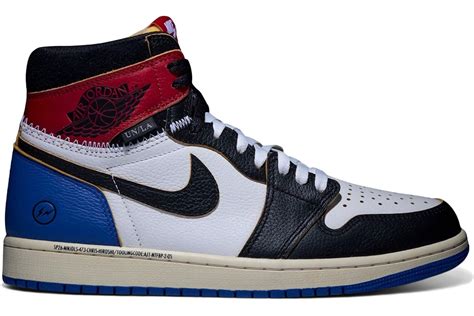 JORDAN 1 RETRO HIGH OG SP FRAGMENT X UNION LA VARSITY RED / AIR SPORT ROYAL