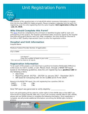 ICU Registration Doc Template | pdfFiller