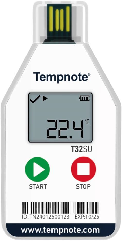 Tempnote T32SU, Airlines Approved, Single-use Temperature Data Loggers ...