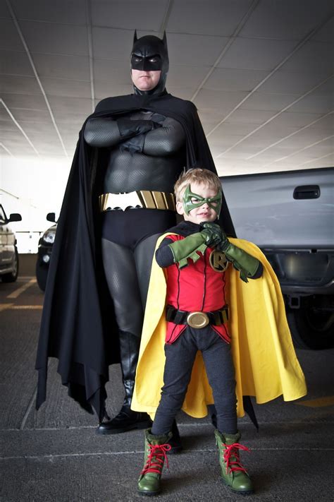 Batman & Robin, cosplayed by Bob Kieffer & his son/sidekick. | Robin ...