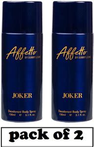 Affetto By Sunny Leone Jocker deodorant (150ml each)-pack of 2 ...
