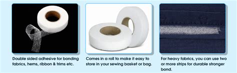 Varnika Hem Tape Rivil Civil Fabric Fusing Tape Double Sided Adhesive ...