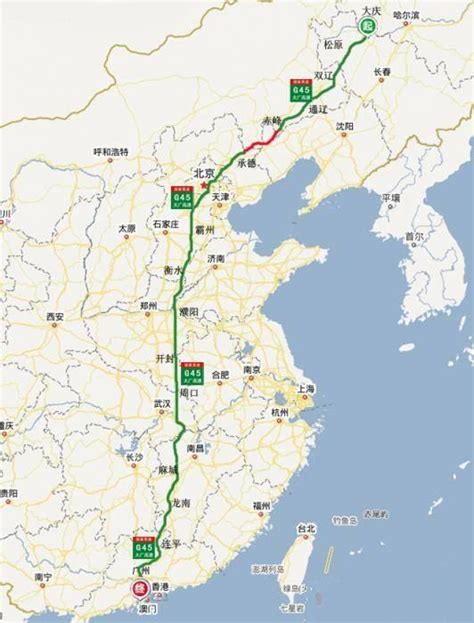 大广高速河北段路线图图片