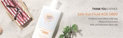 Thank You Farmer Safe Sun Fluid AGE 0880 SPF50+ PA++++ – Reef‑Safe ...