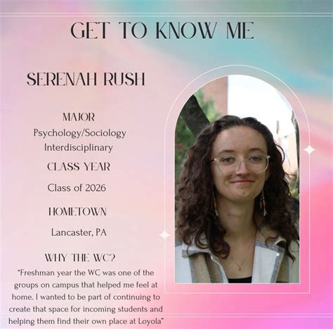 Loyola Maryland Women's Center | Meet the Women’s Center Ambassadors ...