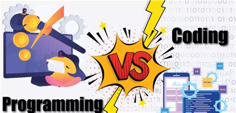 Image result for Coding V Programming