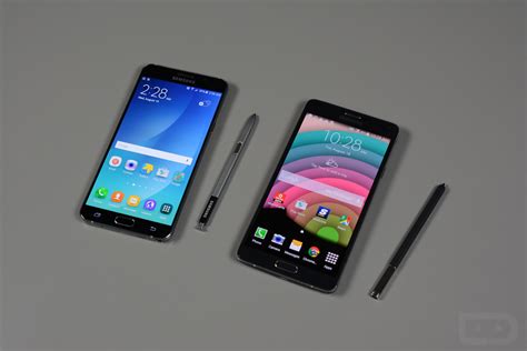 Galaxy Note 5 vs Note 4 的图像结果