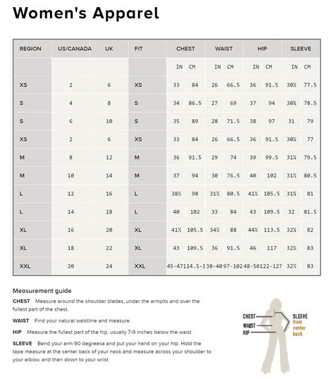 Size Chart For Ariat Jackets at Maddison Cadman blog