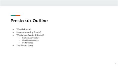Image result for Tutorial Presto 2014
