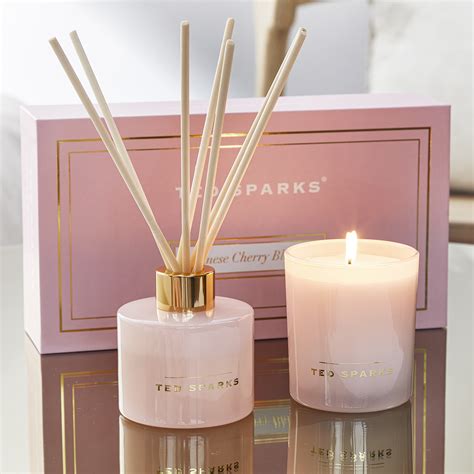 TED SPARKS - Candle & Diffuser Gift Set M - Japanese Cherry Blossom ...