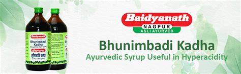 Baidyanath Bhunimbadi Kadha - Ayurvedic Syrup Useful in Hyperacidity ...