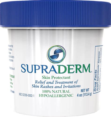 Amazon.com: SUPRADERM Skin Protectant, Zinc Oxide Barrier Paste ...