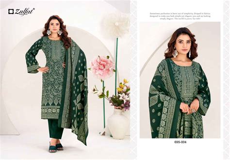 Zulfat Sufi Woollen Pashmina Dress Material 4 pcs Catalogue