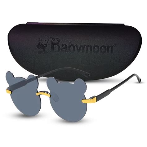 Babymoon Bear Rimless Sun Glasses | Baby Gift Set | Grey – BABYMOON