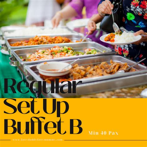 Buffet Set Up 的图像结果