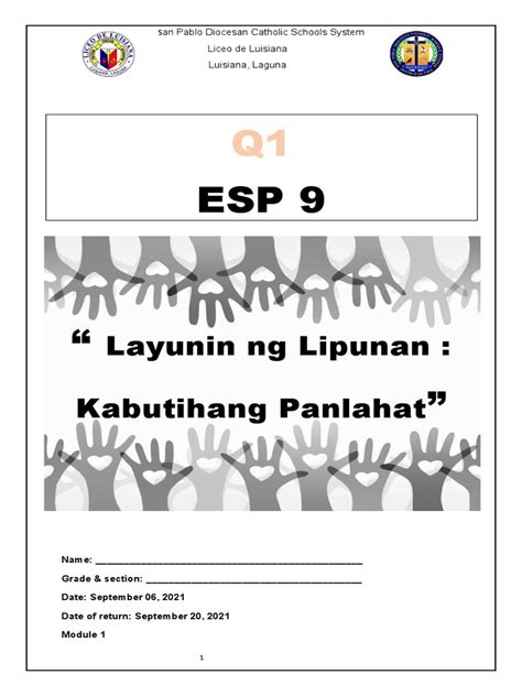 Image result for ESP 9 Module 1st Quarter Pivot