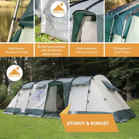 8 10 Man Tent Top 6 Tents Kalahari Dimensions Size Of A Outdoor Gear ...