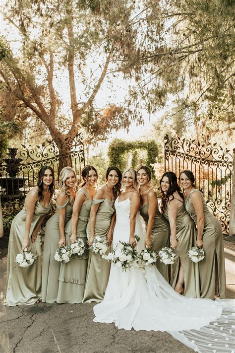 Modern Minimalist Wedding Details | Sage bridesmaid dresses, Sage green ...