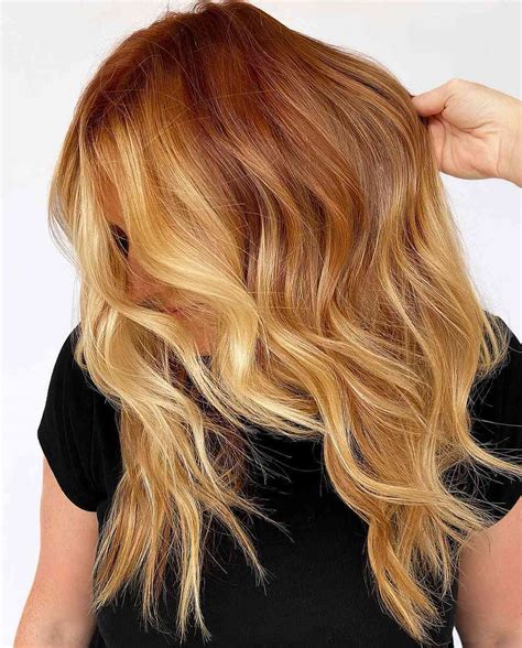 Dirty Blonde Hair With Red Tips
