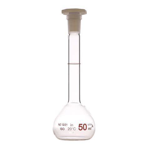 GP053489AE - Stoppered Volumetric Flask (Class B) - Pack of 2 - 50ml ...