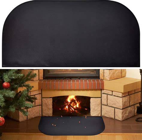 Amazon.com : 39.4 * 19.7 Inch Fireplace Floor Mat, Fireplace Mat Fire ...
