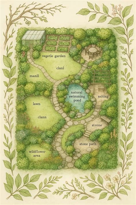 Private Refuge in Nature - Edible Garden with Natural Pond in 2025 ...