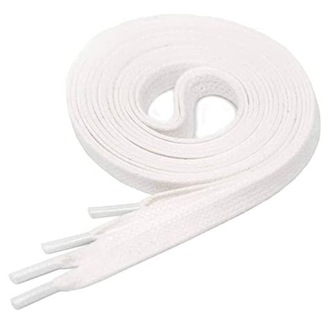 Buy Flat White Shoe Laces for Sports Shoes Boots Sneakers Skates All ...