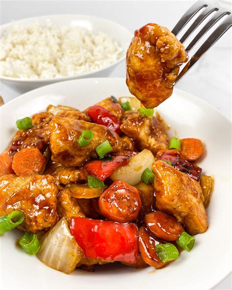 Panda Express Sweet Fire Chicken (Copycat Recipe) - Allie Carte Dishes