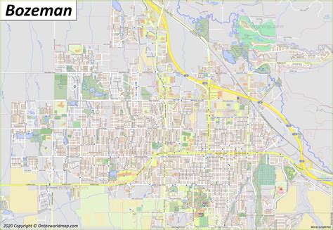 Bozeman Map | Montana, U.S. | Discover Bozeman with Detailed Maps