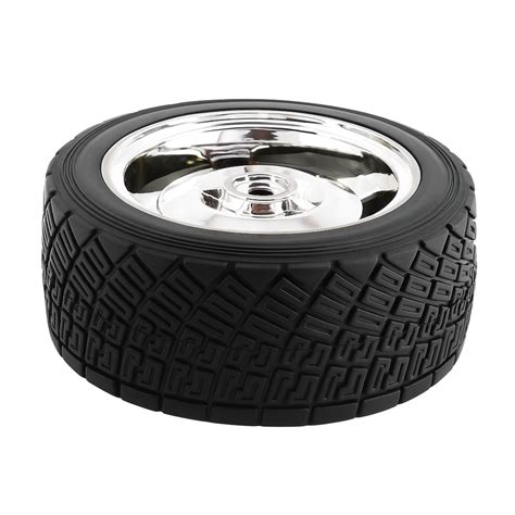 Robot Tyres 83mm Silver Wheel for DIY Robots & Smart Car Builds