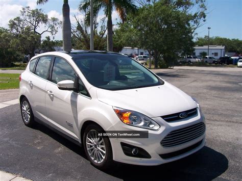 2013 Ford C - Max Cmax Energi Hybrid Electric Pearl White