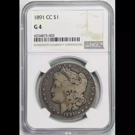 1891-CC Morgan Silver Dollar NGC G-4 - Bob Paul Rare Coins