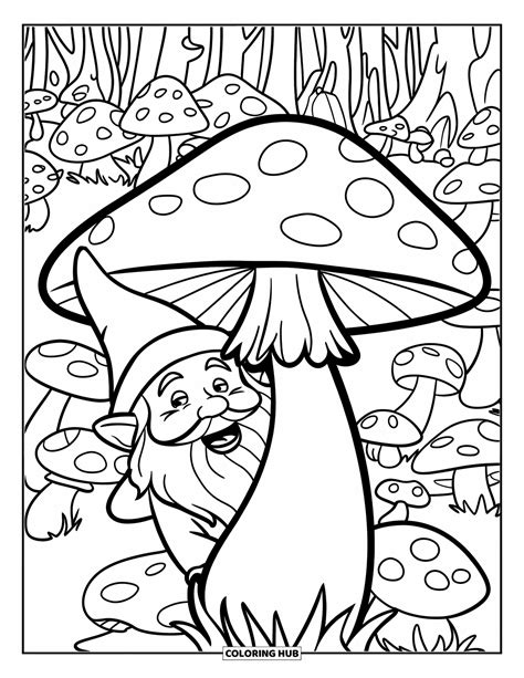 145+ Gnome Coloring Pages for Kids & Adults (Free Printable PDFs)