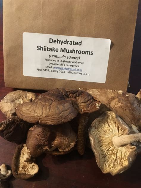 1.5 oz Dehydrated Shiitake Mushroom | Mark J. Hainds