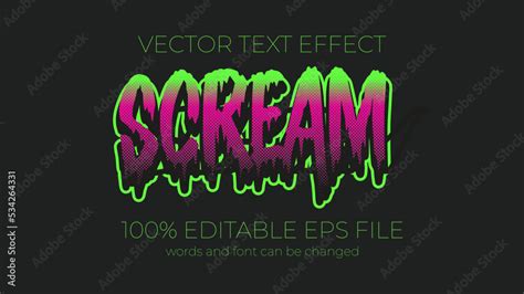 Image result for Scream Sound Text