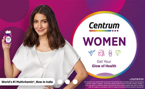 Centrum Women, World's No.1 Multivitamin with Biotin, Vitamin C & 21 ...