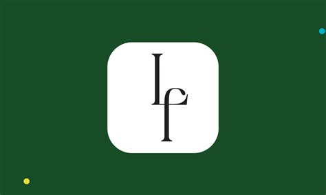 alfabeto letras iniciales monograma logo lf, fl, l y f 12757515 Vector ...