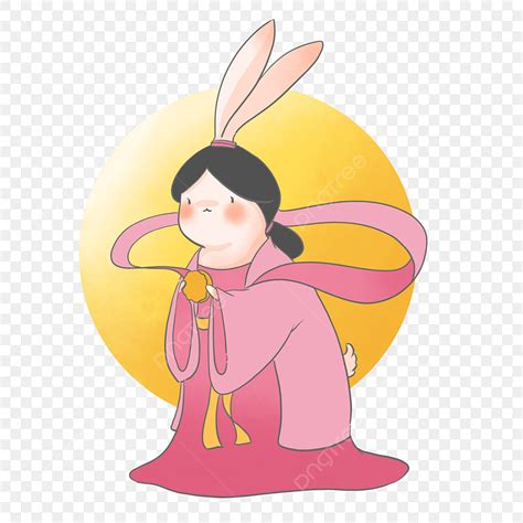 Chang'e White Transparent, Rabbit Change, Mid Autumn Festival, Jade ...