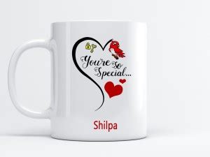 MM9E You Are So Special Shilpa Printed Coffee , I Love You Shilpa ...