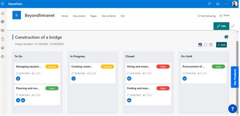 Image result for SharePoint Task Management Simple