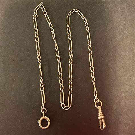 `14K GOLD POCKET WATCH CHAIN - Ashton-Blakey Vintage Watches