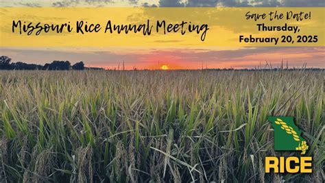 Missouri Rice Council 2025 Annual Meeting, Holiday Inn Poplar Bluff, 20 ...
