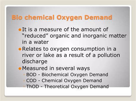 Biological Oxygen Demand Process and Explanation.pptx