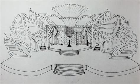 Theater Stage Design Sketch