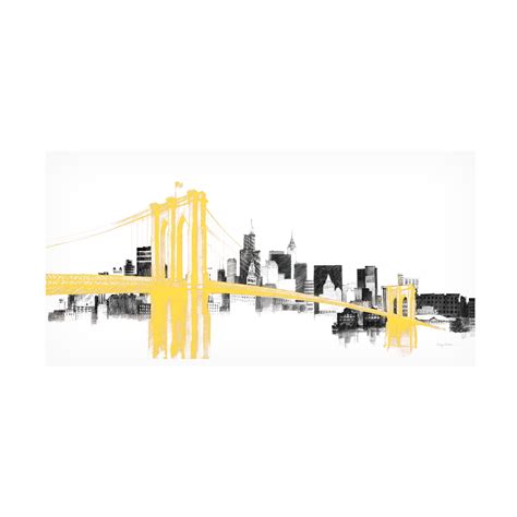 Avery Tillmon 'Skyline Crossing Yellow' Canvas Art - Walmart.com