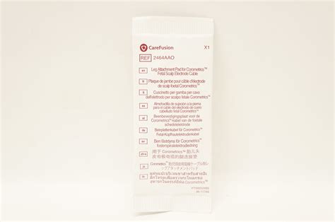 CareFusion 2464AAO Leg Attachment Pad, Fetal Scalp Electrode Cable (x)