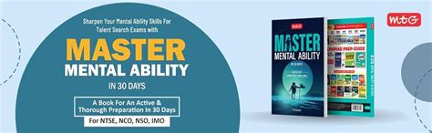 Buy MTG Master Mental Ability For NTSE, NSO, IMO & NCO Olympiad Exam ...