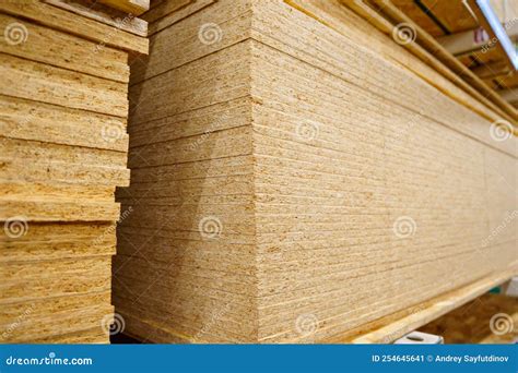 OSB Board. Sheet Material is Used in Construction. Hardware Store ...