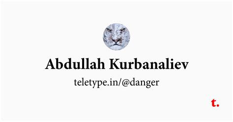 Abdullah Kurbanaliev — Teletype